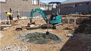 Stage 07: Foundation Plumbing Rough-In is getting done.
